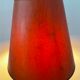 Vintage lamp from the 50s -60s brass and red metal