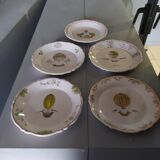 Lot 5 assiettes