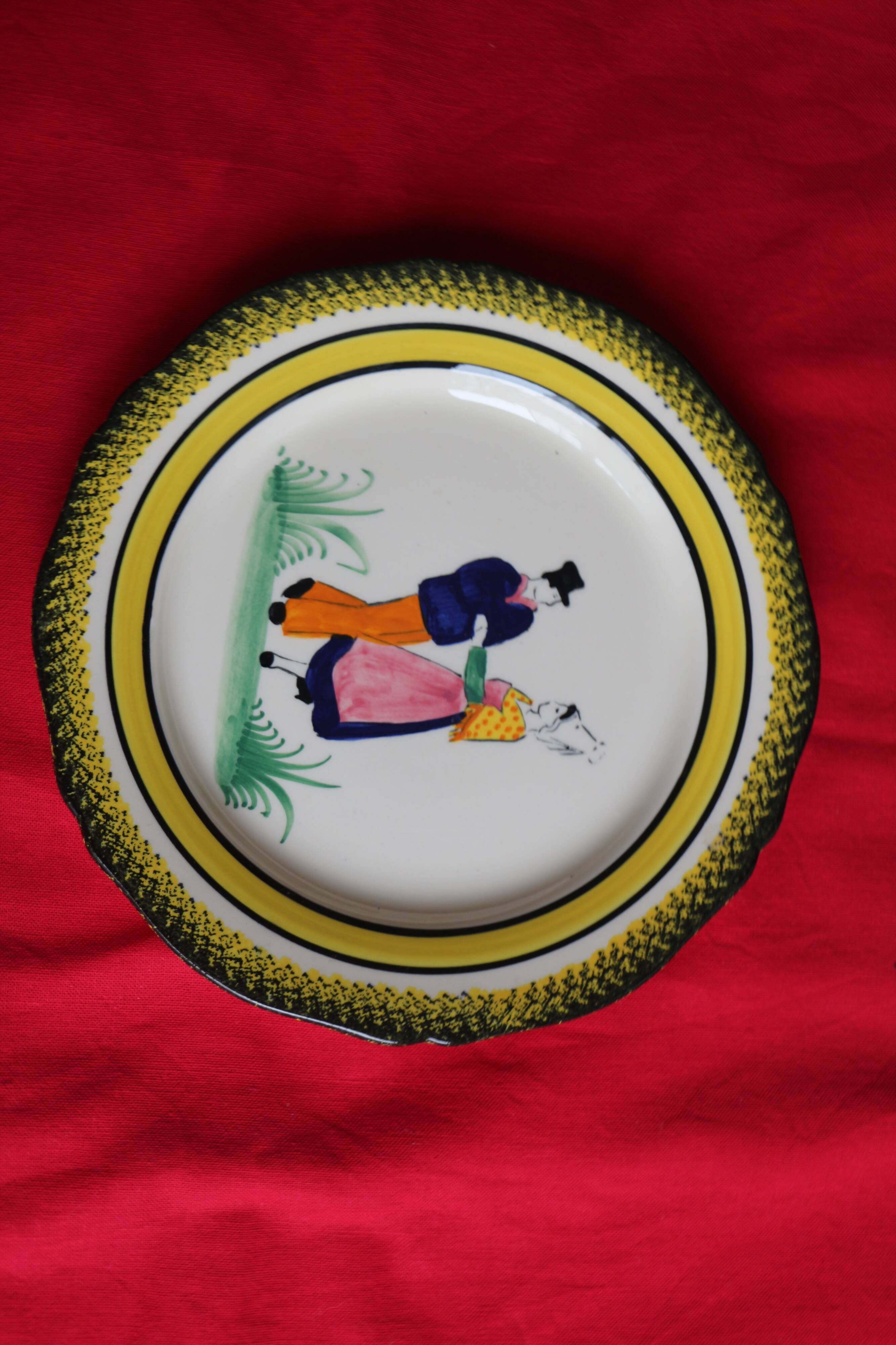 Henriot Quimper Plate