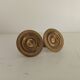 Paire de boutons de meubles Empire en bronze XIXeme