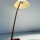 Vintage teak Dornstab floor lamp by J.T. Kalmar & A. Pöll, Austria, 1947
