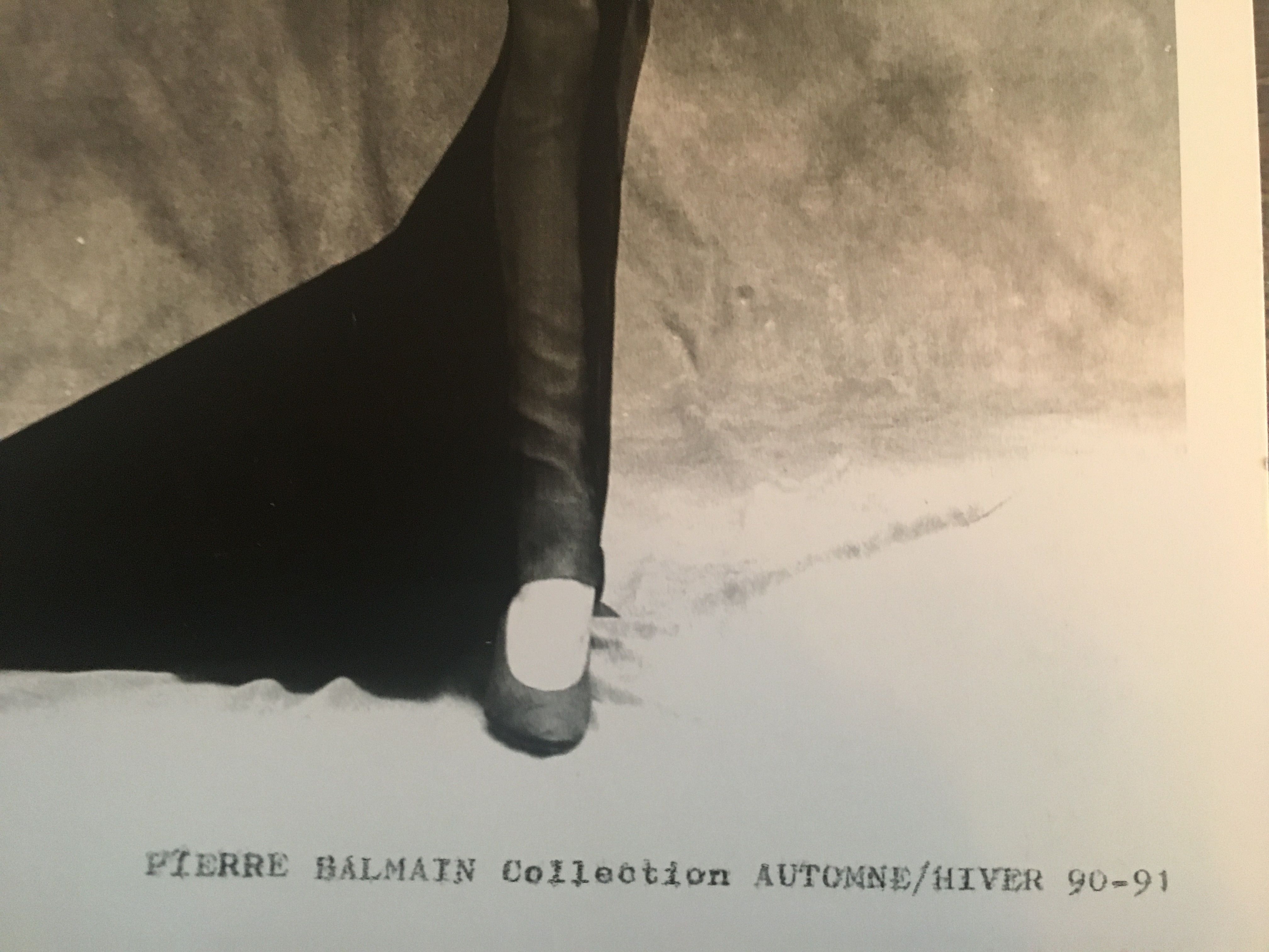 Pierre Balmain vintage fashion illustration by Erick - his photography