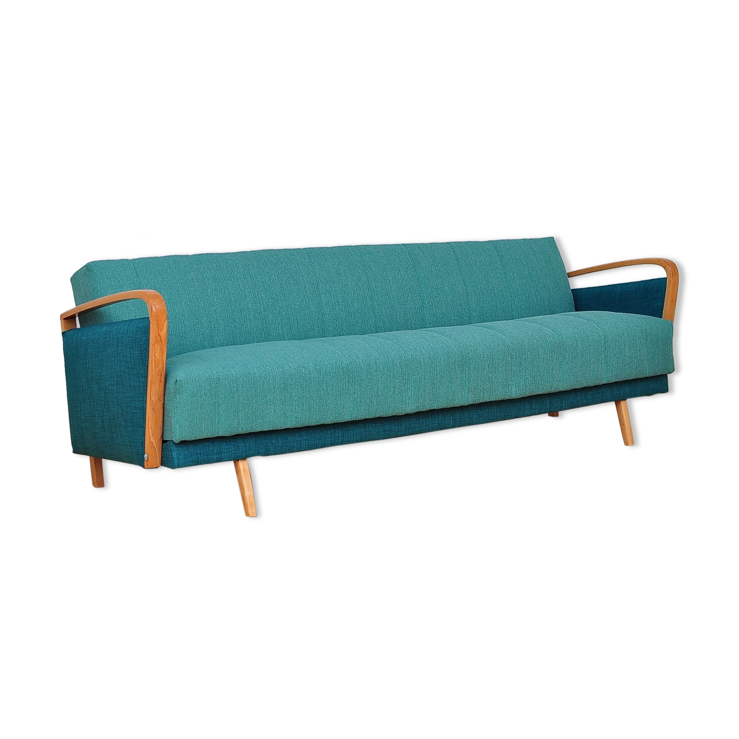 Mid-century folding 3-seater sofa, 1960s