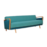 Mid-century folding 3-seater sofa, 1960s