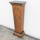Vintage column in rosewood and bronze marquetry, mid-century
