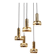 Bakalowits Lustre and Crystal Five-Arm Cascade Suspension, Austria