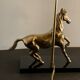 Brass horse lamp 1970