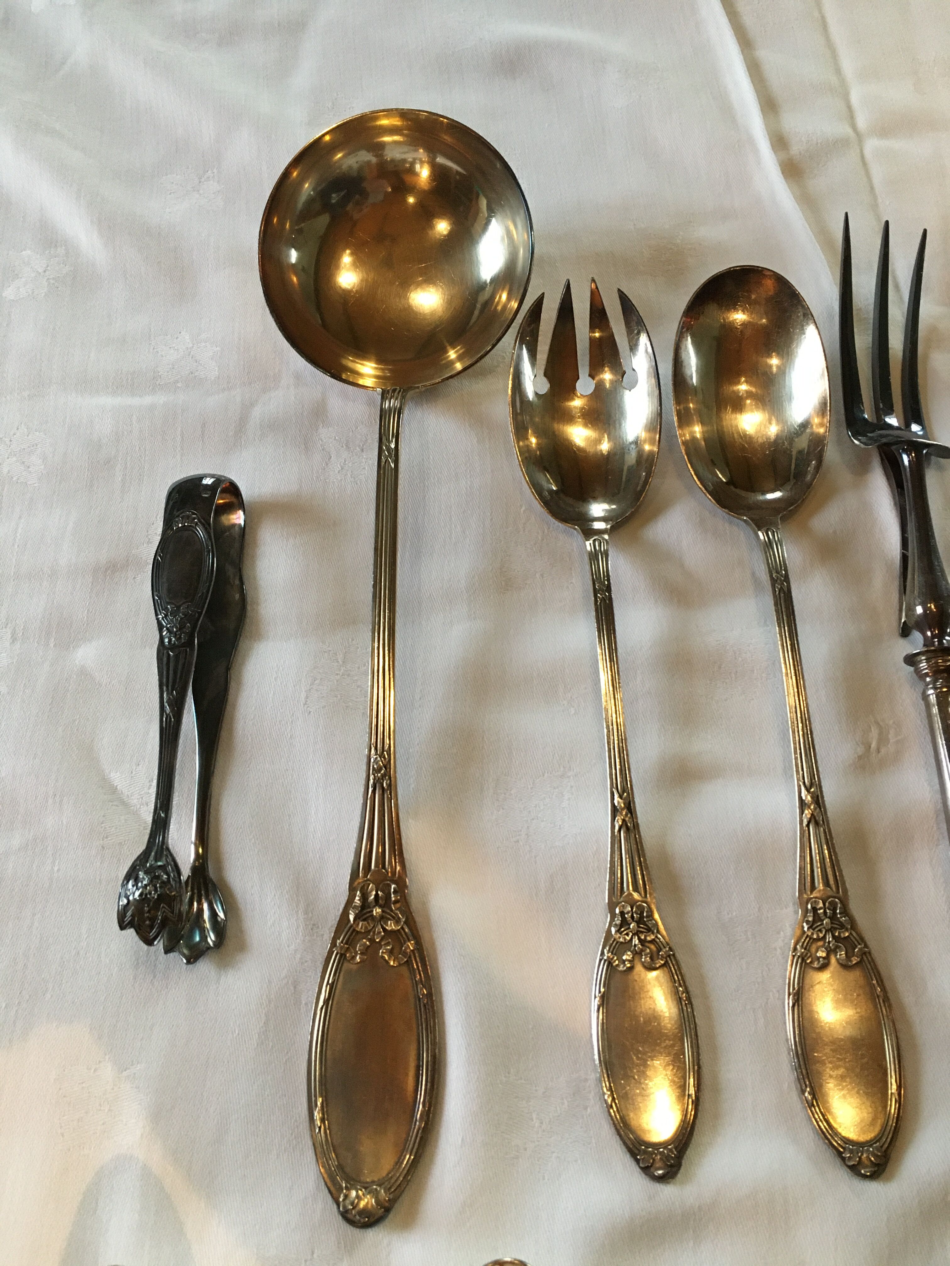 Cutlery housewife 12 people Boulenger Louis XVI