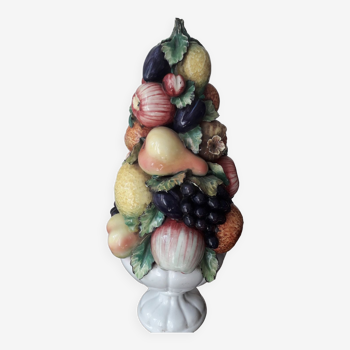 Centerpiece Ceramic fruit pyramid
