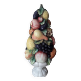 Centerpiece Ceramic fruit pyramid