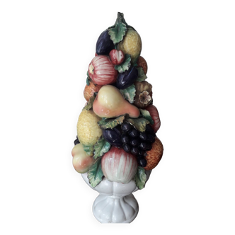 Centerpiece Ceramic fruit pyramid