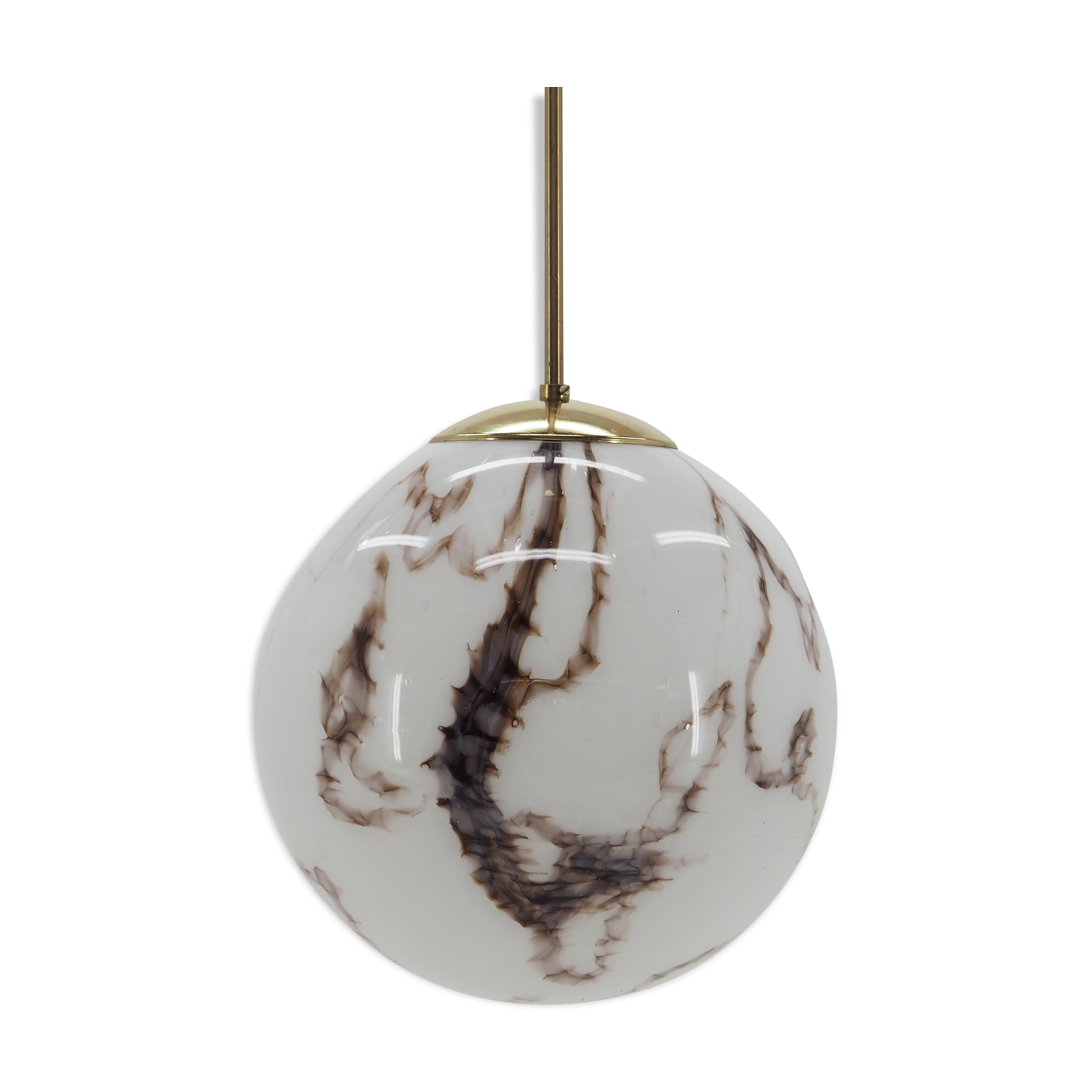 Art deco glass chandelier, Germany, 1930s