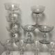 Antique champagne glasses