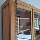 Parisian display cabinet in solid oak