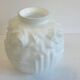 Art Deco glass paste ball vase