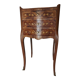 Marquetry bedside table