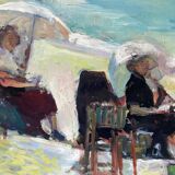 Family portrait signed Patrice Landauer