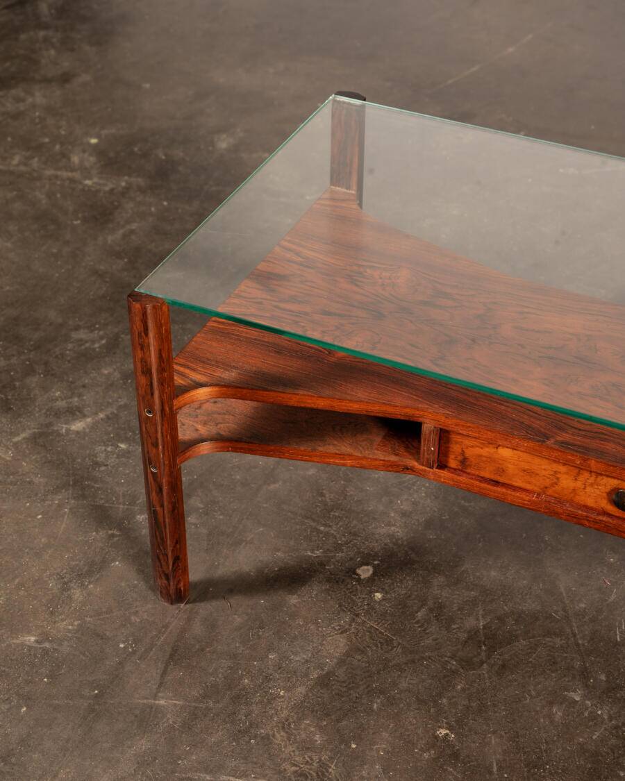 Rosewood coffee table