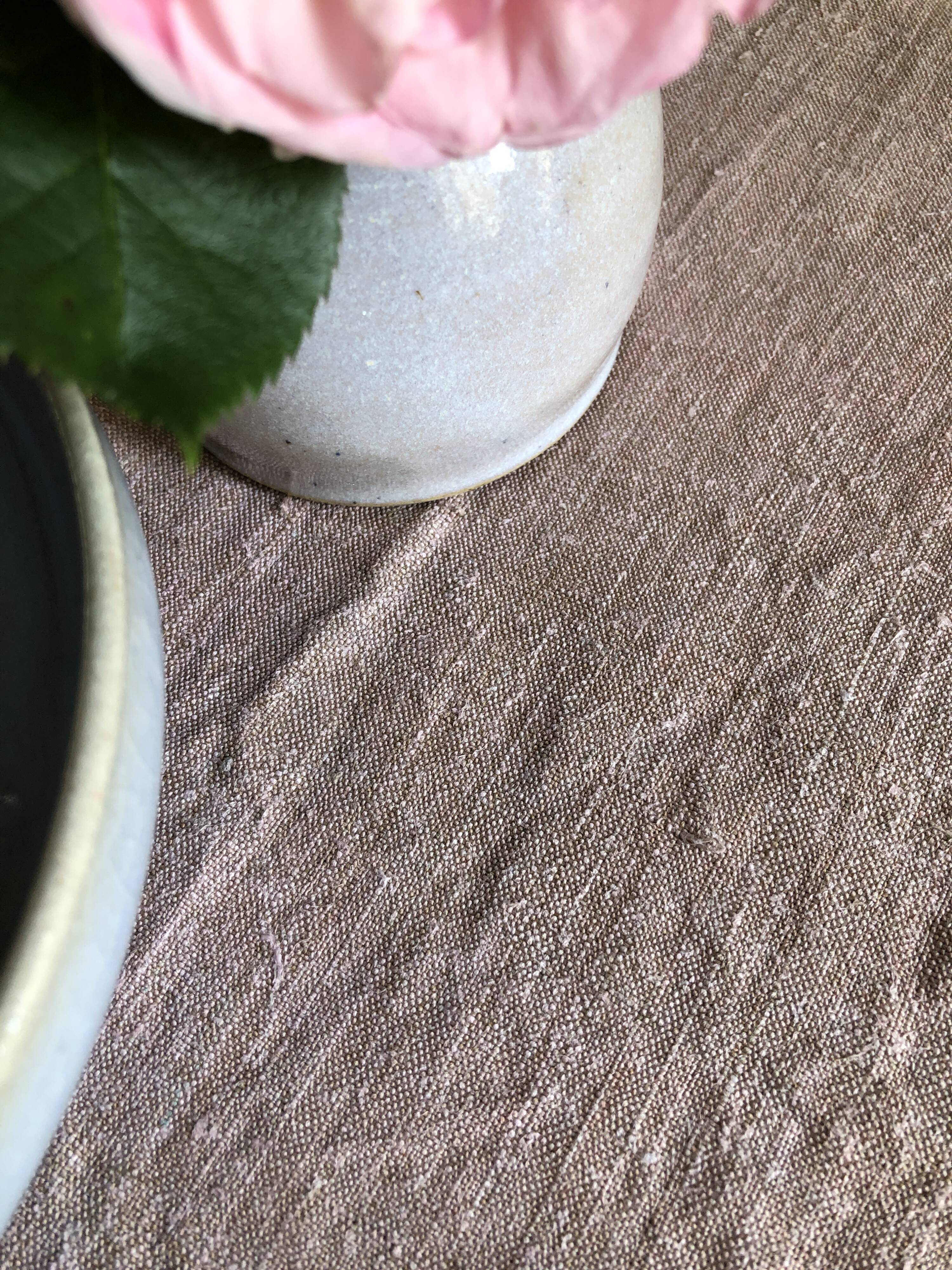Harvest tablecloth tinted in lilac