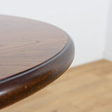 Table basse en fonte et bois, Art Nouveu