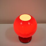 Mid-century all-glass table lamp Osvětlovací sklo Valašské meziříčí, 1970's