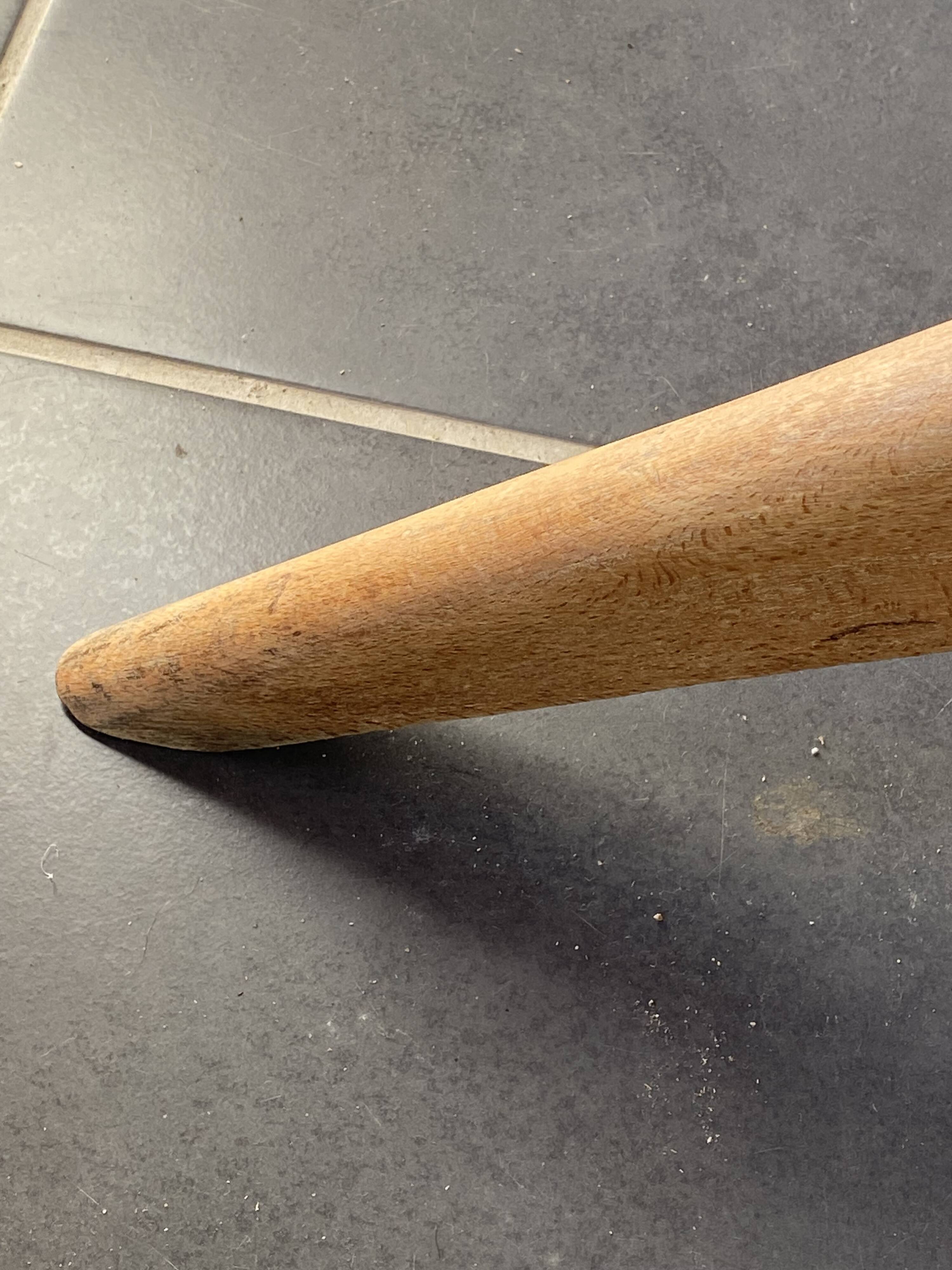 Stella coat rack in solid beech wood, vintage 1950s.