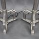 1940s pair of Art Deco chrome floor lamps, Czechoslovakia