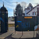 Public edicule made in sets for a former theater of Franche Comté