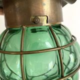Marine lantern wall lamp in blown glass