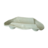 Asparagus dish in white thick porcelain tradition france