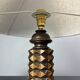 Midcentury French brutalist table lamp in the style of Charles Dudouyt, 50s
