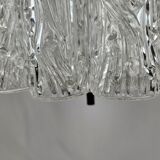 Murano glass chandelier with 14 tubular pendants