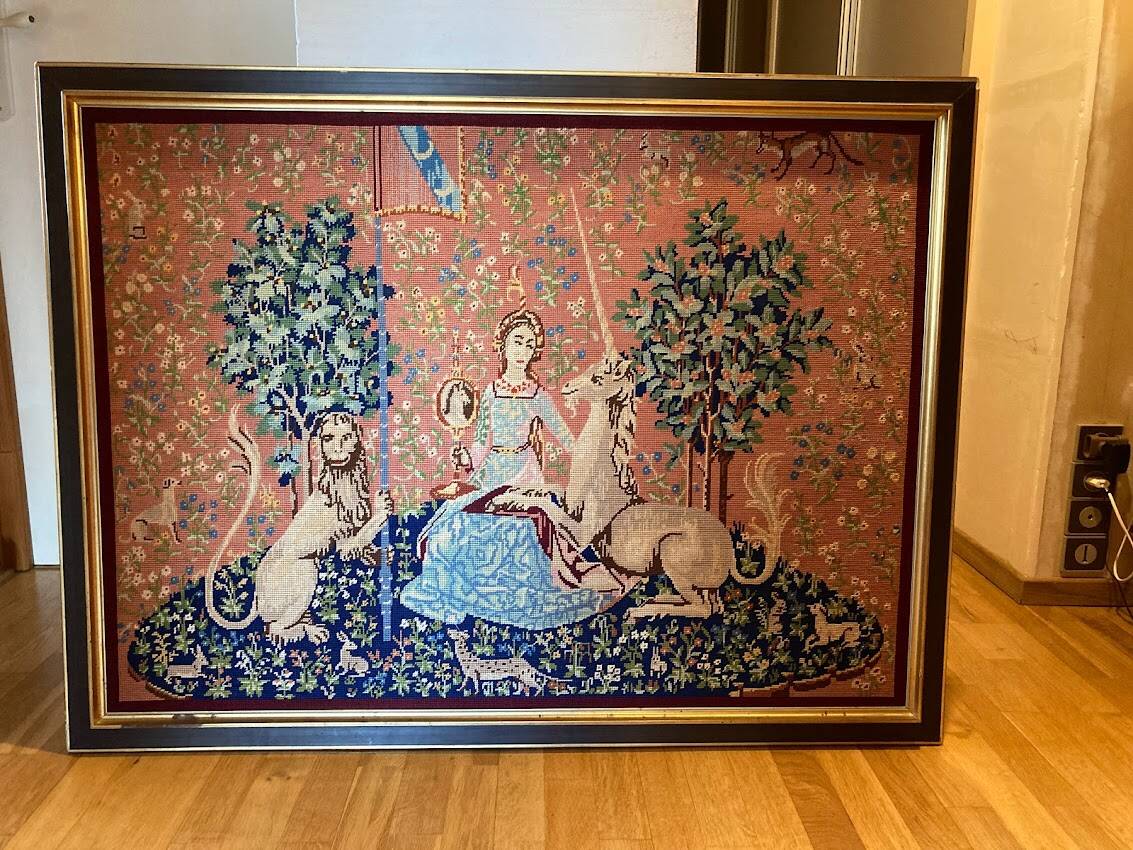 Royal Paris Lady and Unicorn Tapestry