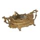 Rococo-style gold-colored jardinière/flower planter, early 20th century.