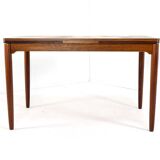 Extendable rectangular dining table in rosewood 'Emmedingen'