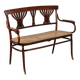 Antique Thonet Art Nouveau canapé in beech, Austria, 20th century.