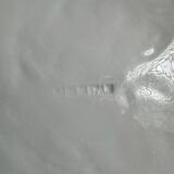 Woven ceramic fruit bowl from the 1950s