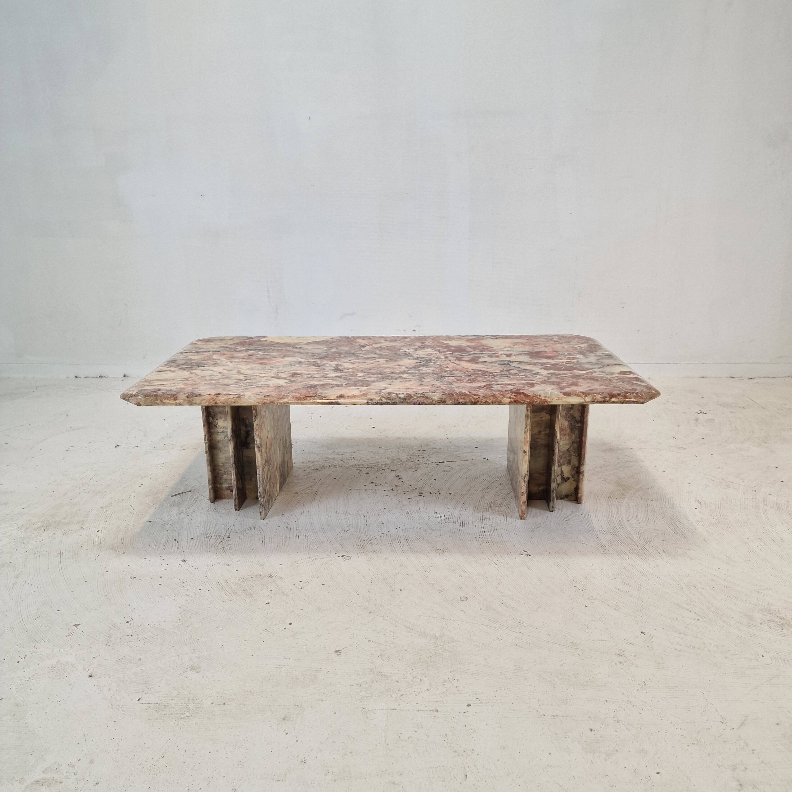 Italian Marble Coffee Table, 1980s