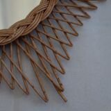 Wicker mirror 52cm