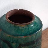 Ancient Chinese vase with plant details (c.1820) #11