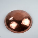 1930s Rare copper bowl with etched motif