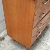 Vintage four-drawer chest of drawers circa 1960