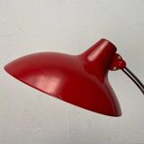 Red German table lamp mid-century 6786 by Christian Dell for Kaiser Idell, 1960s