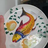 Hand-painted crustacean plates