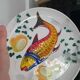 Hand-painted crustacean plates