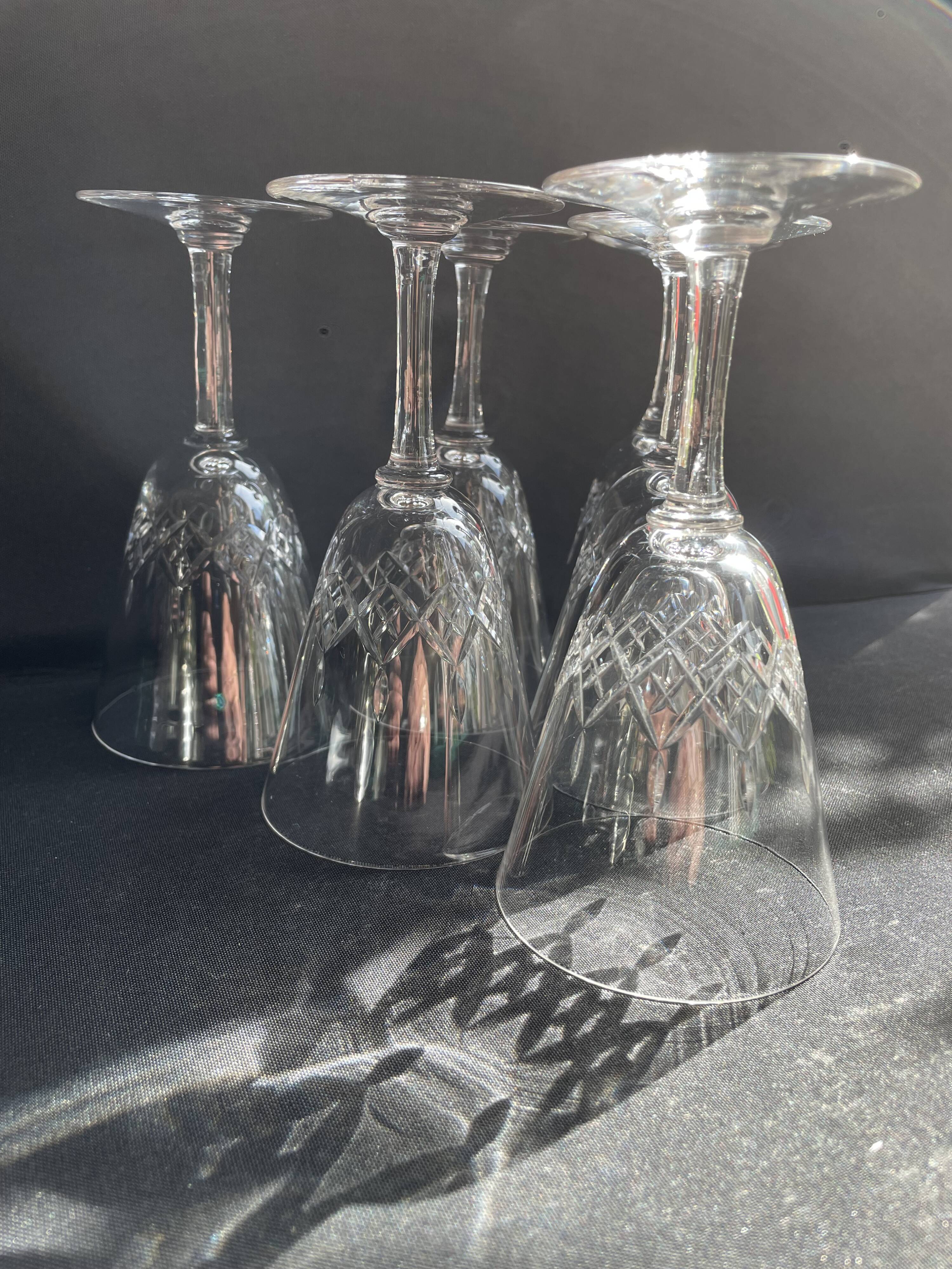 6 port glasses – Cristallerie de Nancy (1920-1934)