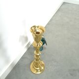 High gold candlestick vintage