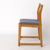 Vintage Oak Stacking Chair by Carl-Ewert Ekström – 1960s Scandinavian Desig