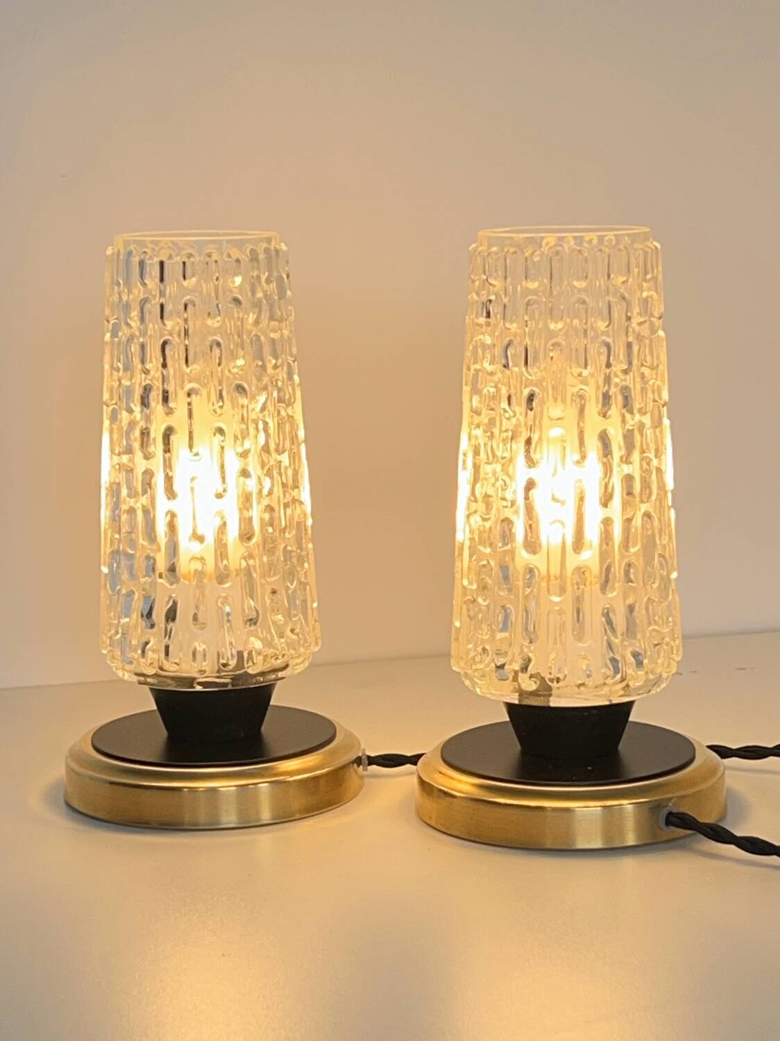 Pair of Arlus style table lamps