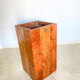 Set dining table plus 2 benches in solid teak wood, Italy 1970s